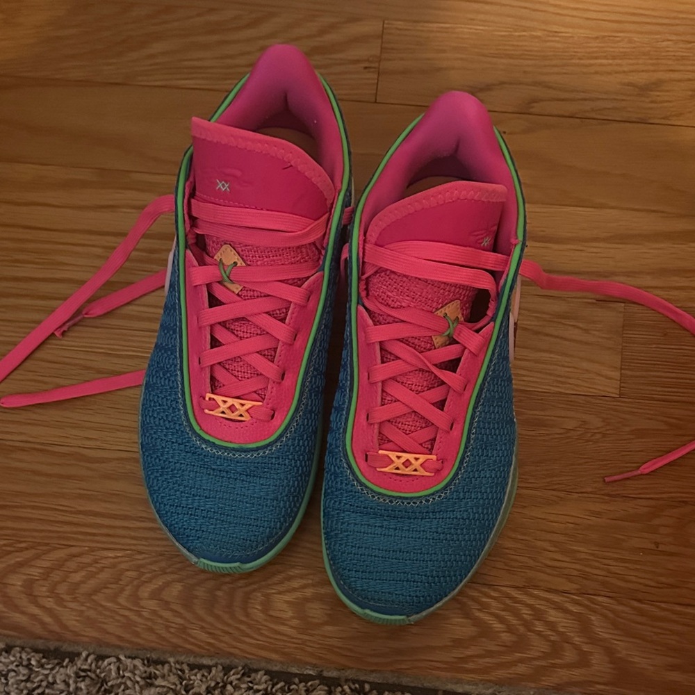 Nike Pink and Blue Women's Athletic Shoes